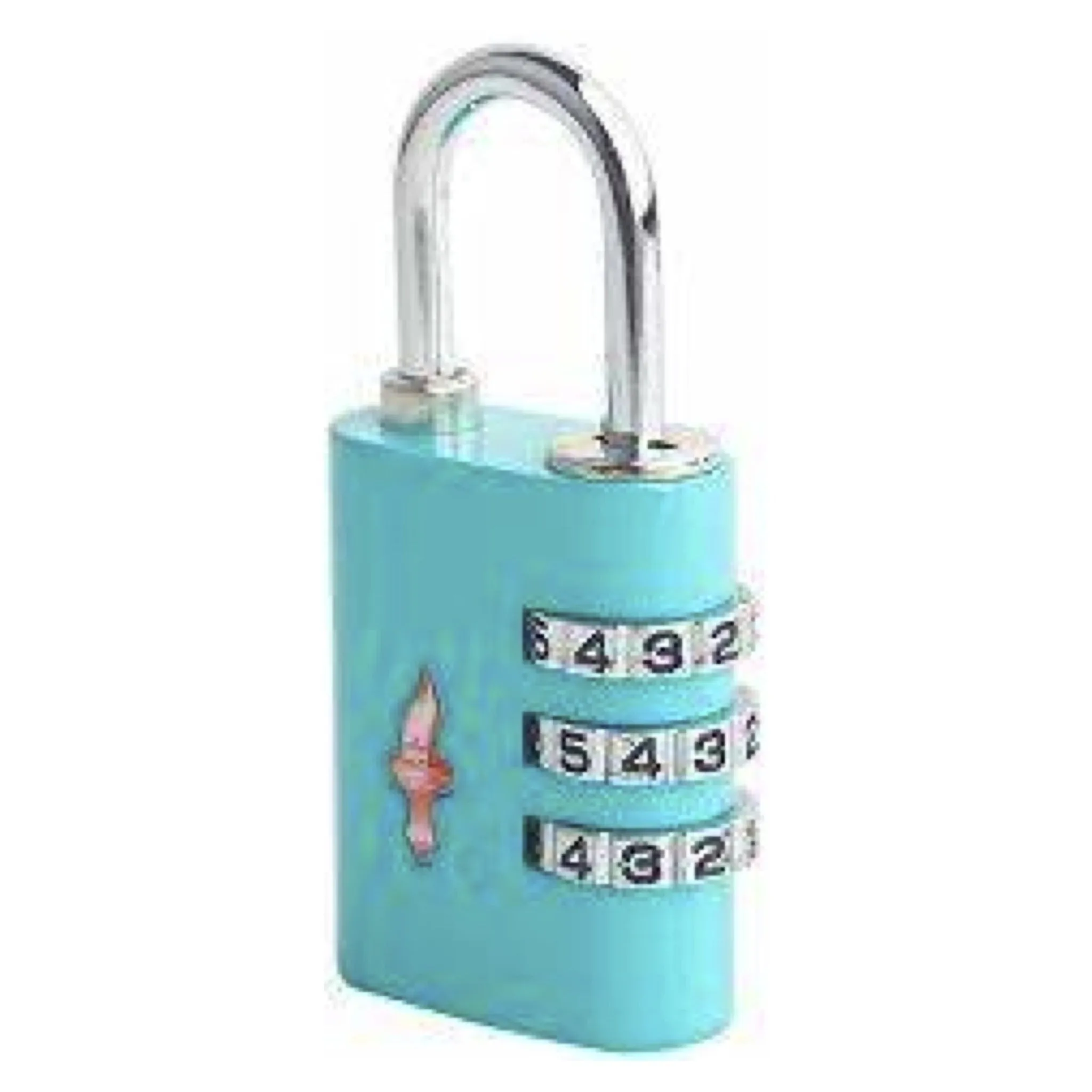 Safe Skies Aero Lock 3 Dial - Aqua Blue