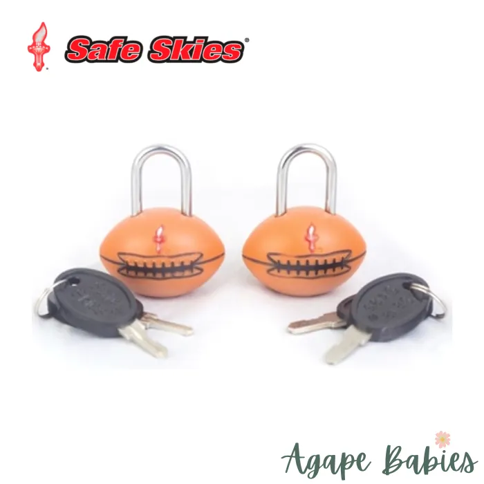 Safe Skies Olympic Padlock Double Set - Football