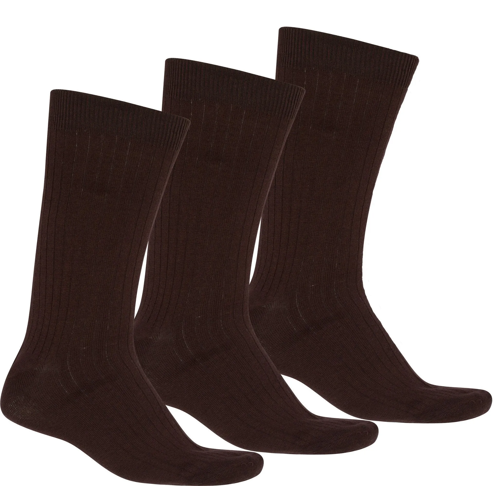 Sakkas Men's Cotton Blend Ribbed Dress Socks