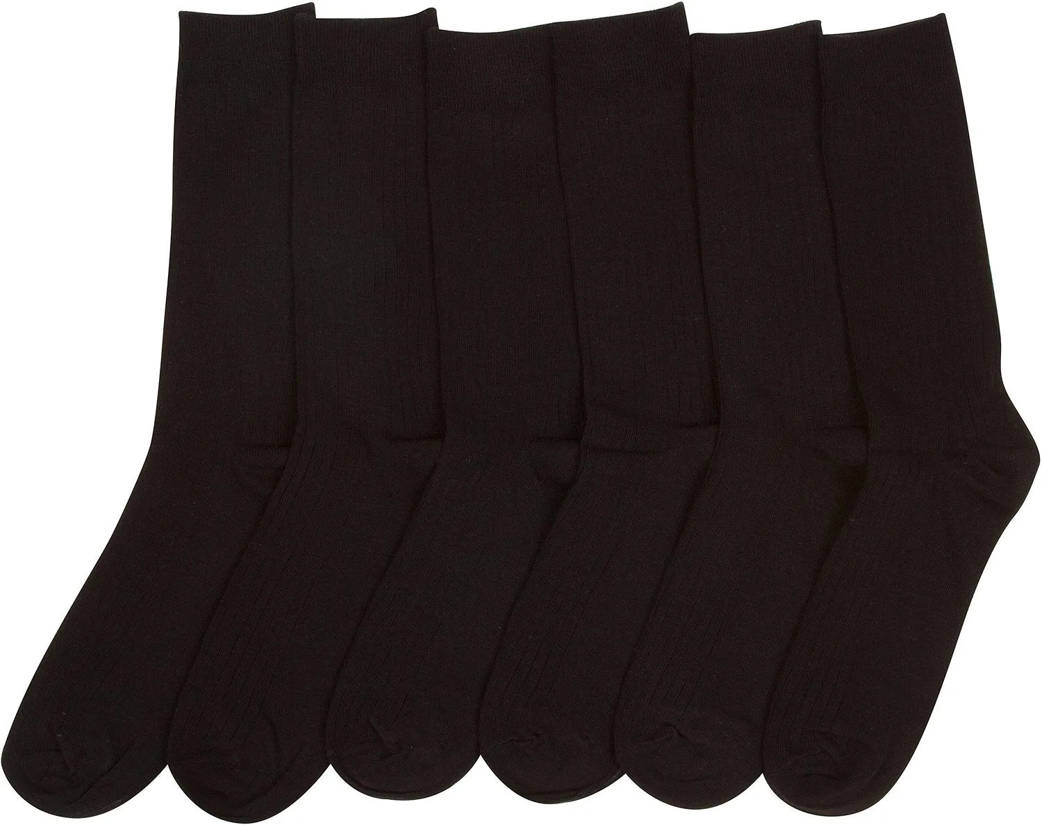 Sakkas Men's Cotton Blend Ribbed Dress Socks