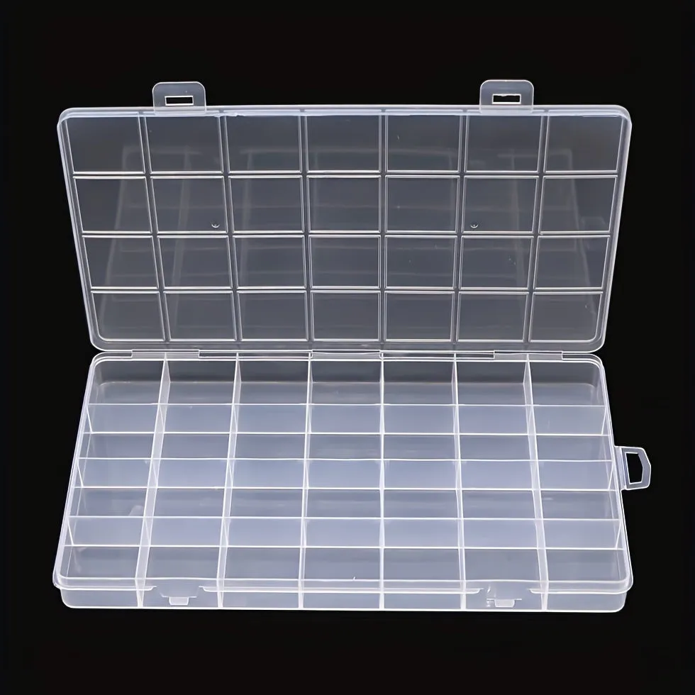 Single Durable 28 Grid Jewelry Organizer and Display Box