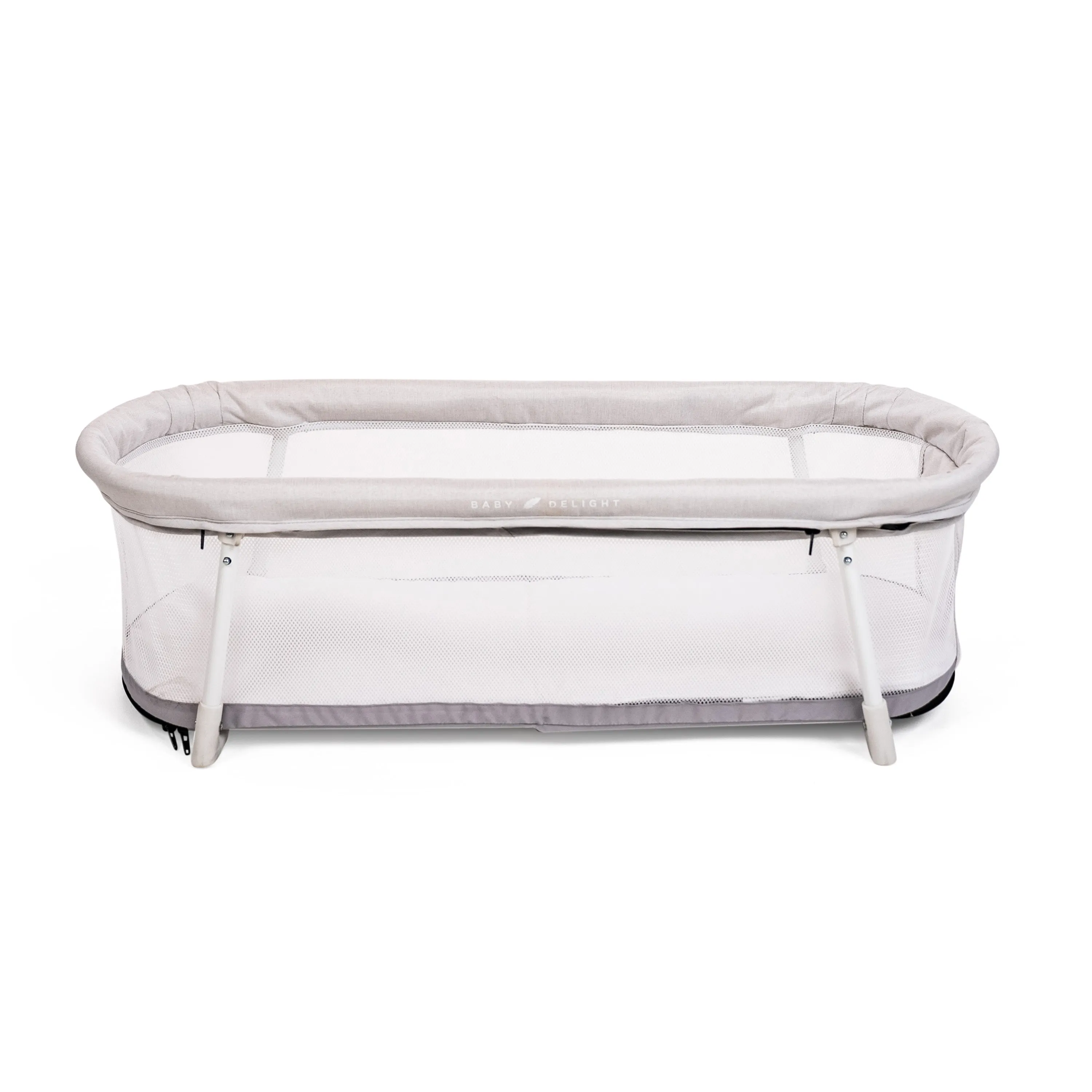 Snuggle Nest™ Portable Bassinet-Driftwood Grey