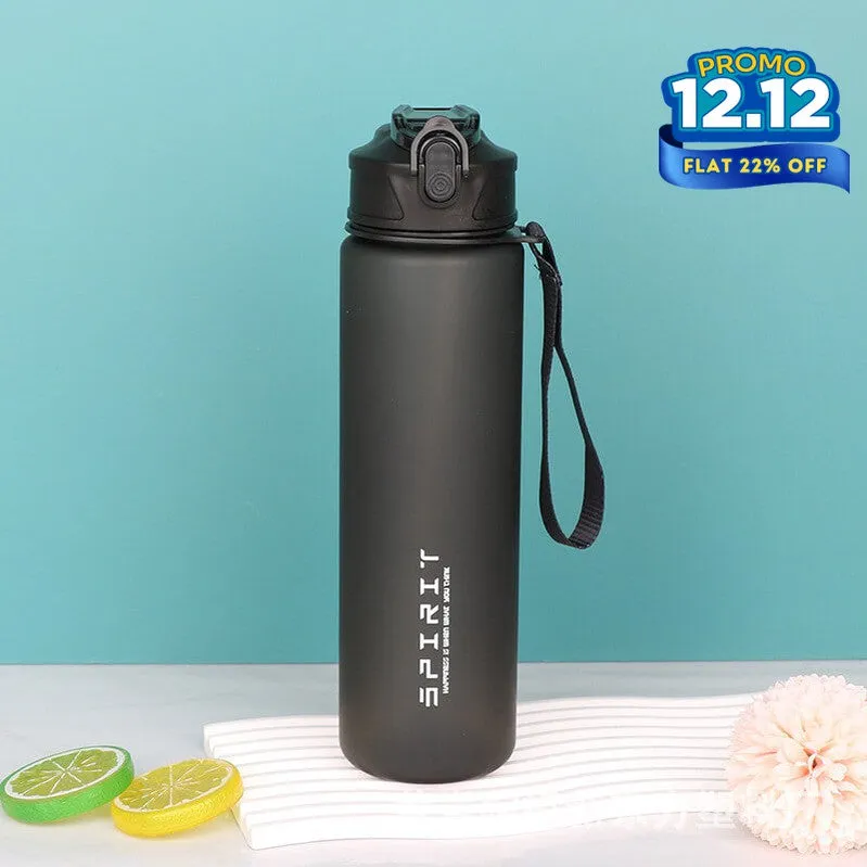 Sports Sipper Water Bottle 25oz - Black