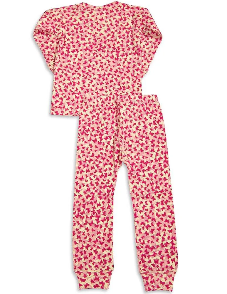 Sweet Potato Toddler & Girls Long Sleeve Cotton Pajama Sets- 11 Prints Available, 30943