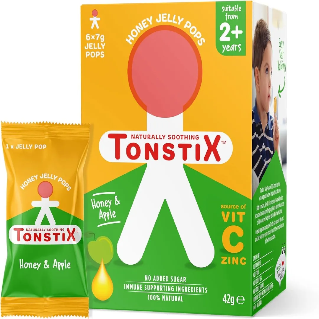 Tonstix Honey & Apple Jelly Pops 6 pack