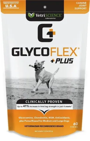 VetriScience GlycoFlex Plus Joint Support Bite-Sized Medium and Large Dog Chews