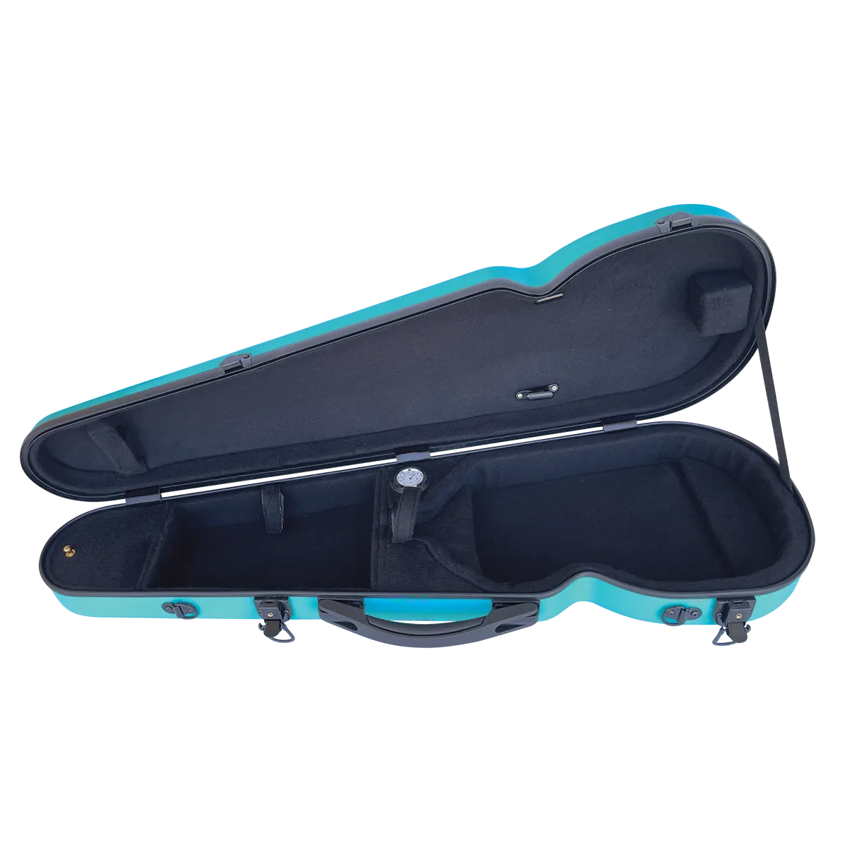 Vivo Polycarbonate Shaped Violin Case 4/4 Aqua Blue