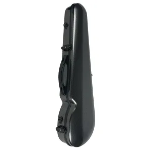 VIVO Shaped Case Black Stripe - for 3/4 Violin / 13" Viola