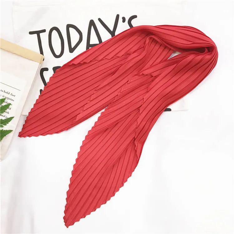 Women's Versatile Silk Scarves Satin Turbans Square Hair Scarves Fashion Scarves Women's 2 Pack